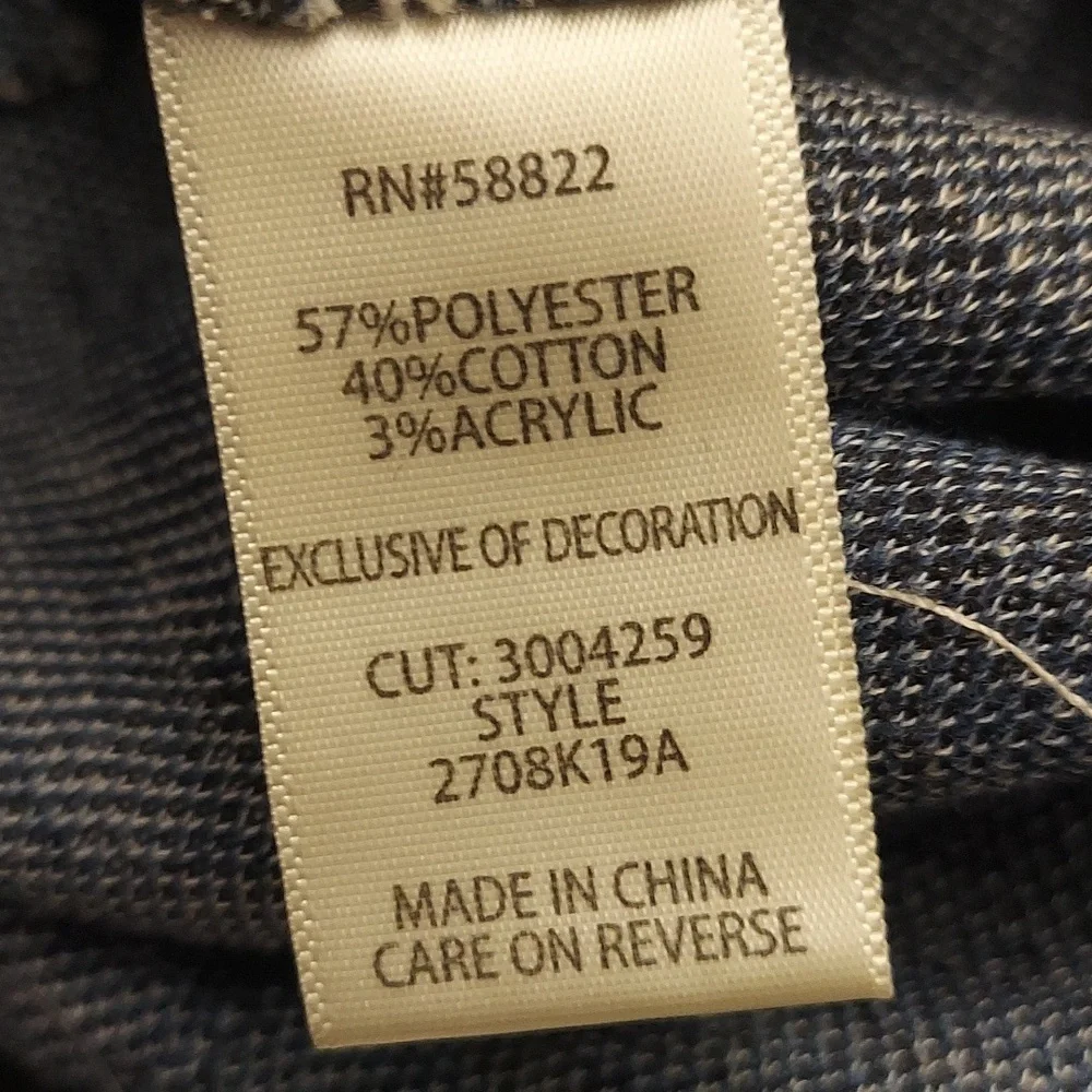 MAX STUDIO Chic Navy/White Tweed Mini Faux Wrap Skirt - Picture 11 of 12